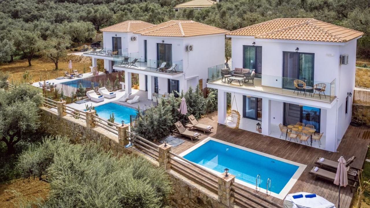 Queen Of Zakynthos Luxury Villas Амуди Экстерьер фото