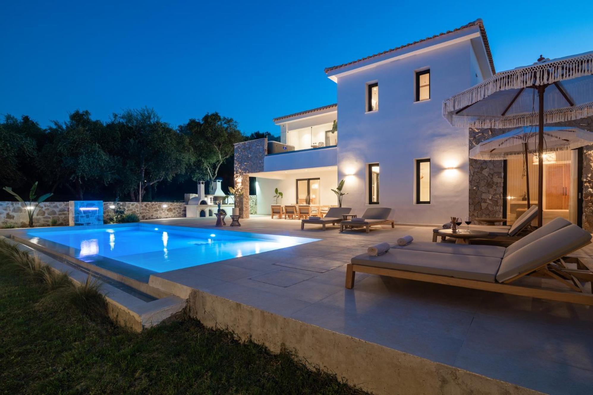 Queen Of Zakynthos Luxury Villas Амуди Экстерьер фото